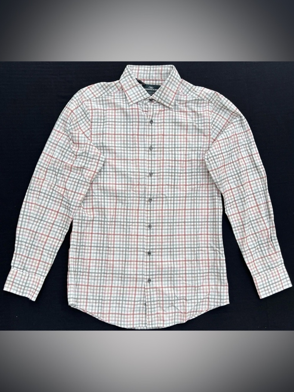 RODD & GUNN Brookdale Long Sleeve Slim Fit Cotton Shirt Wild Rose NWT